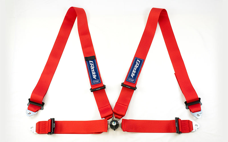 GREDDY x TRS RACING HARNESS 3 INCH 4 POINT RH RED FOR  16601012