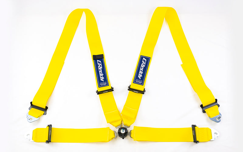 GREDDY x TRS RACING HARNESS 3 INCH 4 POINT RH YELLOW FOR  16601016