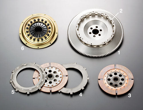 OSGIKEN TS SERIES TWIN PLATE CLUTCH KIT CLUTCH DISC 1 PIECE FOR HONDA CIVIC EG6 EK4 EK9 B16A B16B TS2A-EG6EK4EK9-CLUTCH-DISC