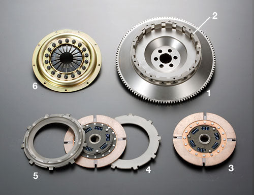 OSGIKEN TS SERIES TWIN PLATE CLUTCH KIT CLUTCH DISC 1 PIECE FOR NISSAN FAIRLADY Z33 L6 TS2AD-HR30GC10-CLUTCH-DISC