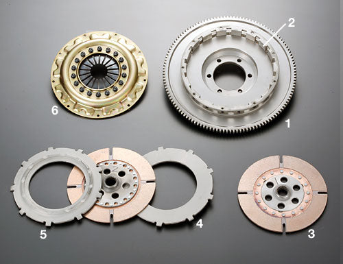 OSGIKEN CENTER PLATE FOR TS SERIES TWIN PLATE CLUTCH KIT FOR MAZDA RX-7 FC3S 13BT TS2B-FC3S-CENTER-PLATE