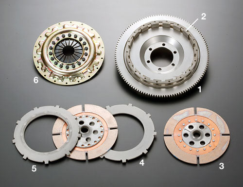 OSGIKEN CENTER PLATE FOR TS SERIES TWIN PLATE CLUTCH KIT FOR MAZDA RX-7 FC3S 13BT TS2CW-FC3S-CENTER-PLATE