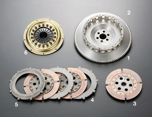 OSGIKEN CENTER PLATE FORTS SERIES TRIPLE PLATE CLUTCH KIT FOR NISSAN FAIRLADY S130 S30 L6 TS3A-S130~S30-CENTER-PLATE