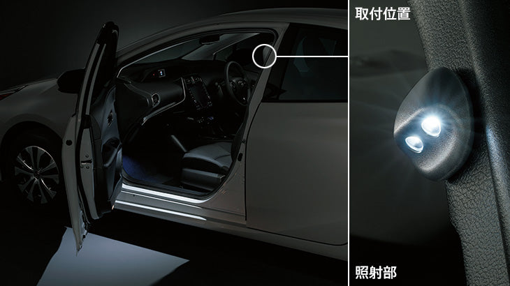 MODELLISTA LED SMART FOOTLIGHT WHITE FOR TOYOTA PRIUS PHV 5#  D2815-50510