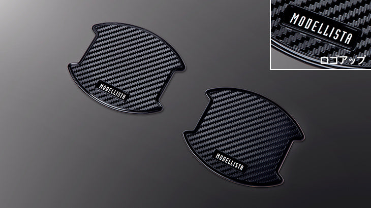 MODELLISTA DOOR HANDLE PROTECTOR (BLACK) 1 SET (2 PIECES OF PACKS) FOR TOYOTA RAV4 MXAA52 54 AXAH52 54 MSA10-00002