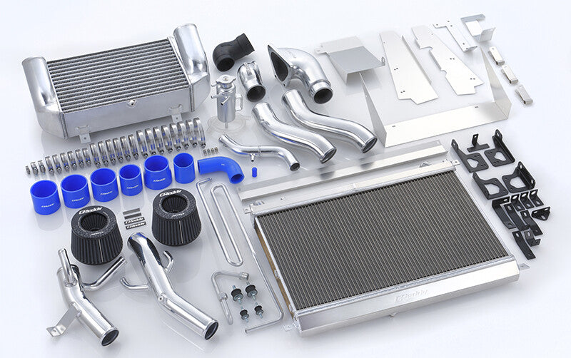 GREDDY V-LAYOUT INTERCOOLER KIT STANDARD (WITHOUT RADIATOR CORE) WITH PIPES FOR MAZDA RX-7 FD3S KOUKI 12040713