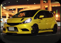 TAKERO'S WIDE BODY KIT FRP UNPAINTED FOR HONDA FIT GE6 GE8 GP1 4 TAKEROS-00001