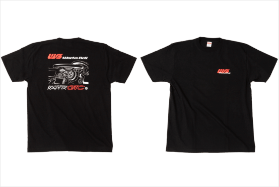 WORKS BELL T-SHIRT RAPFIX GTC BLACK S WB-00043