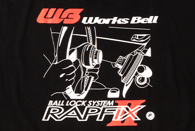 WORKS BELL T-SHIRT RAPFIX II BLACK S WB-00032