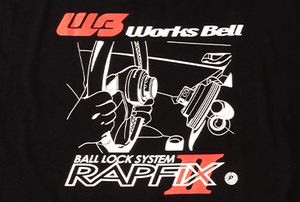 WORKS BELL T-SHIRT RAPFIX II BLACK S WB-00032