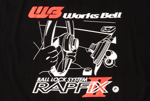 WORKS BELL T-SHIRT RAPFIX II BLACK S WB-00031