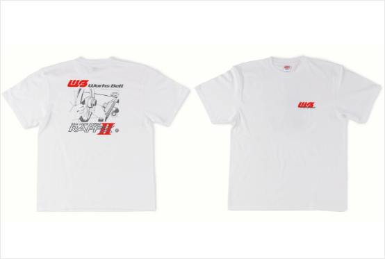 WORKS BELL T-SHIRT RAPFIX II WHITE S WB-00029