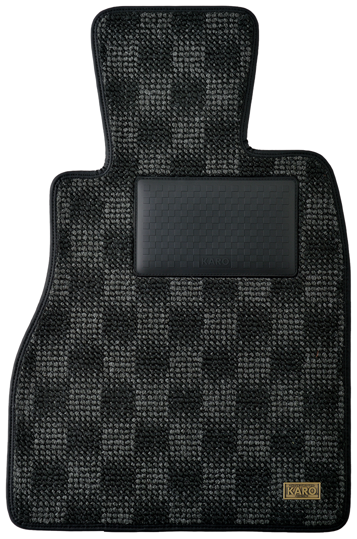 KARO WOOLY PRIME DARK GRAY FLOOR MATS FOR HONDA FIT GE AT WOOLY-PRIME-2836-GRAY