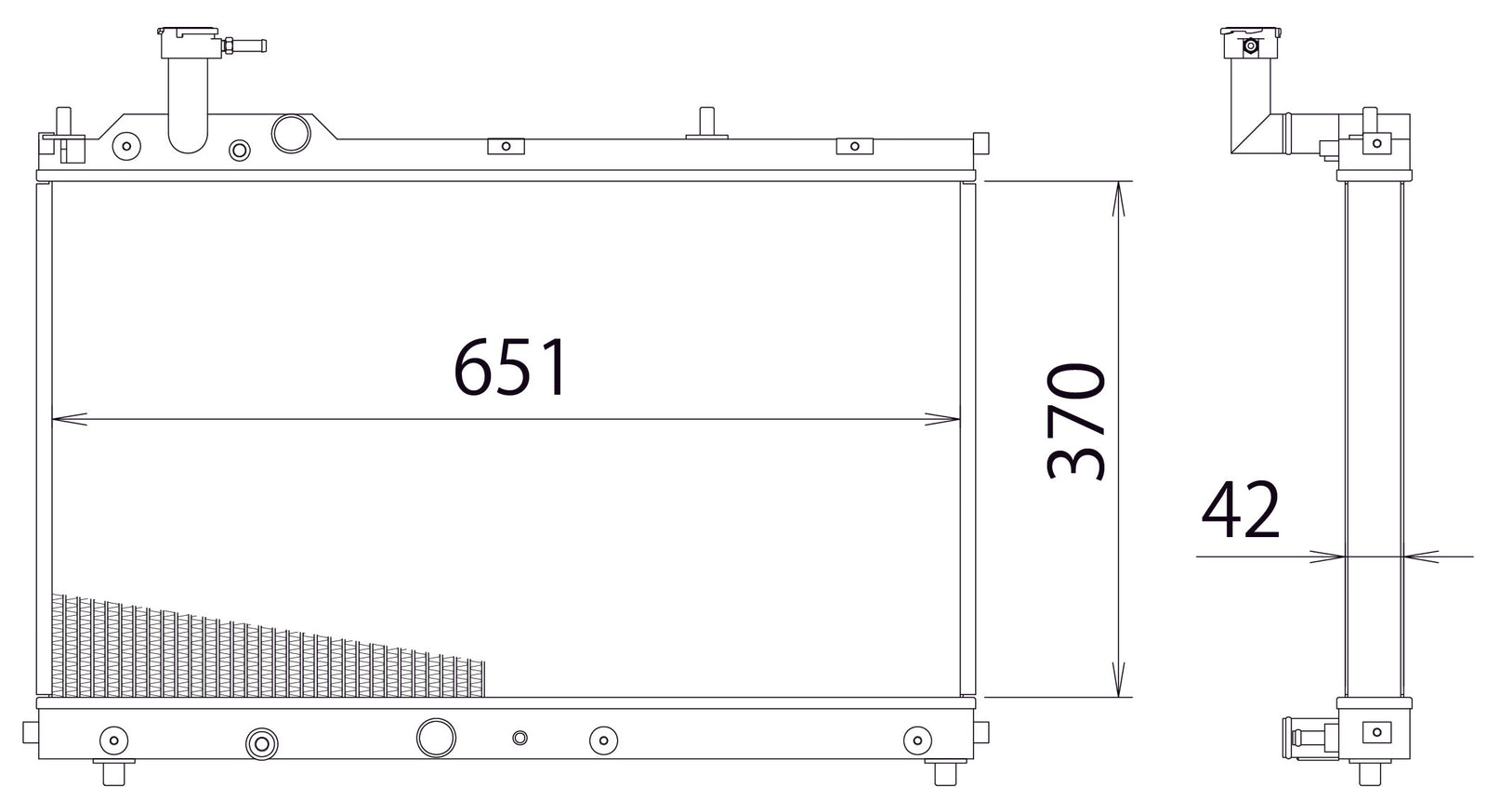 GREDDY ALUMINUM RADIATOR TW-R FOR SUZUKI SWIFT SPORTS ZC33S K14C 12093801