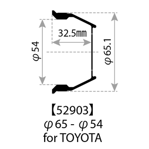 WEDS HUB CENTRIC CENTER CAP TYPE-C Φ65-54 52903