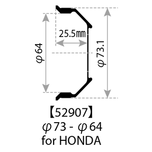 WEDS HUB CENTRIC CENTER CAP TYPE-G Φ73-64 52907