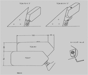CRAFT SQUARE TOURING COMPETITION MIRROR TRIANGULAR CORNER MOUNT FOR HONDA INTEGRA DC5 TCA-F-DC5